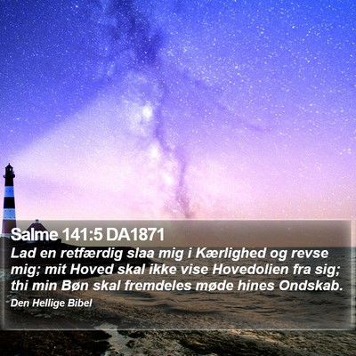 Salme 141:5 DA1871 Bible Verse Image