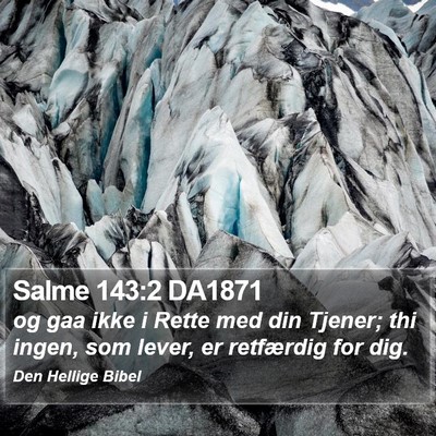 Salme 143:2 DA1871 Bible Verse Image