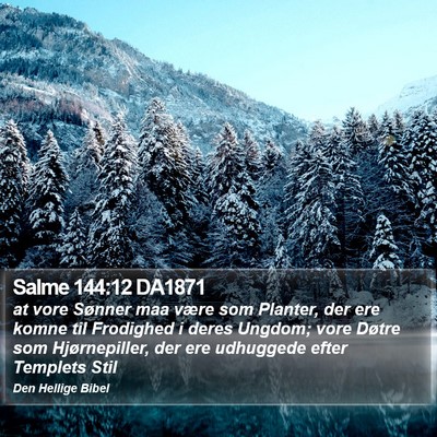 Salme 144:12 DA1871 Bible Verse Image