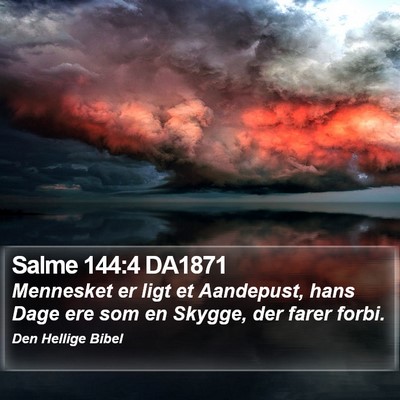 Salme 144:4 DA1871 Bible Verse Image