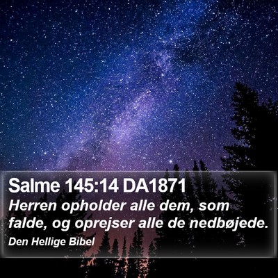 Salme 145:14 DA1871 Bible Verse Image