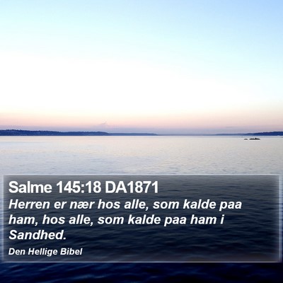 Salme 145:18 DA1871 Bible Verse Image