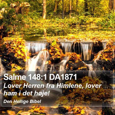 Salme 148:1 DA1871 Bible Verse Image