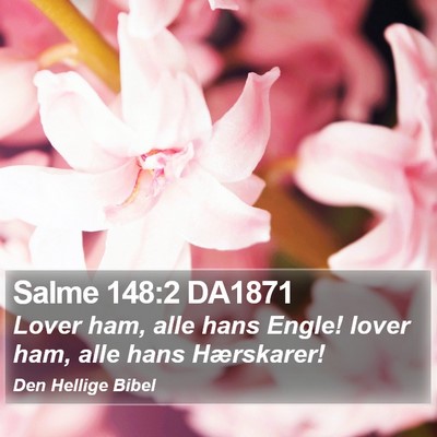 Salme 148:2 DA1871 Bible Verse Image