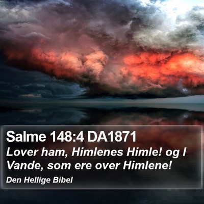 Salme 148:4 DA1871 Bible Verse Image