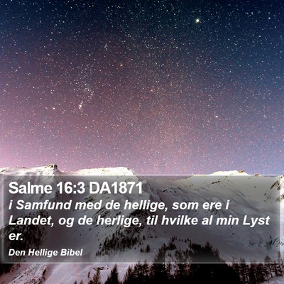 Salme 16:3 DA1871 Bible Verse Image