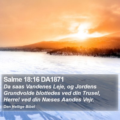 Salme 18:16 DA1871 Bible Verse Image