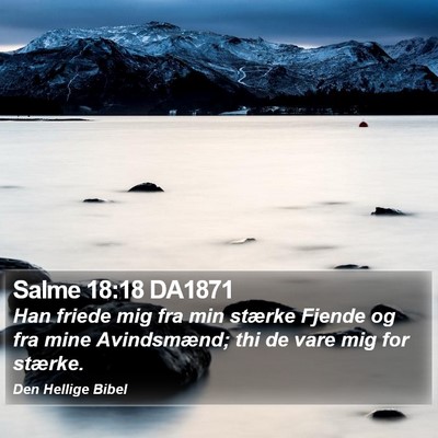 Salme 18:18 DA1871 Bible Verse Image