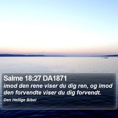 Salme 18:27 DA1871 Bible Verse Image