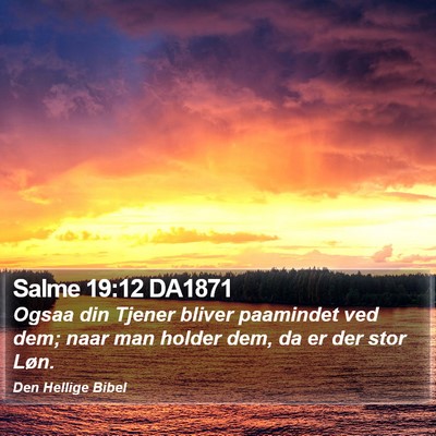 Salme 19:12 DA1871 Bible Verse Image