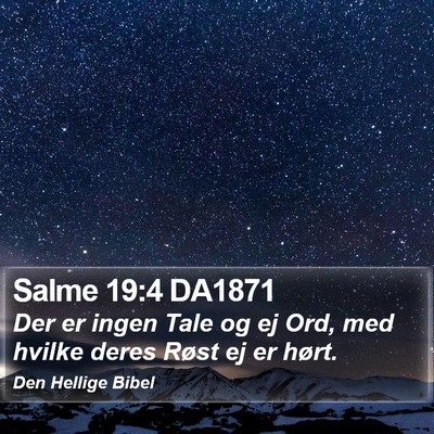 Salme 19:4 DA1871 Bible Verse Image