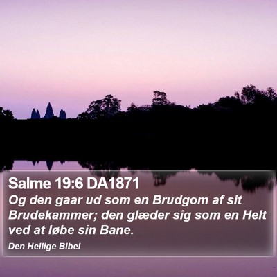 Salme 19:6 DA1871 Bible Verse Image