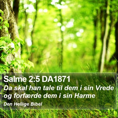 Salme 2:5 DA1871 Bible Verse Image