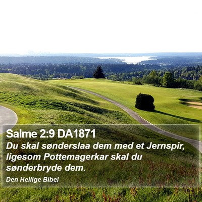 Salme 2:9 DA1871 Bible Verse Image