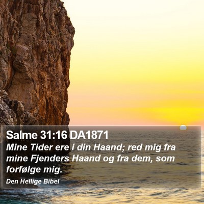 Salme 31:16 DA1871 Bible Verse Image