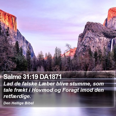 Salme 31:19 DA1871 Bible Verse Image