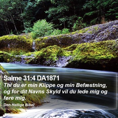 Salme 31:4 DA1871 Bible Verse Image