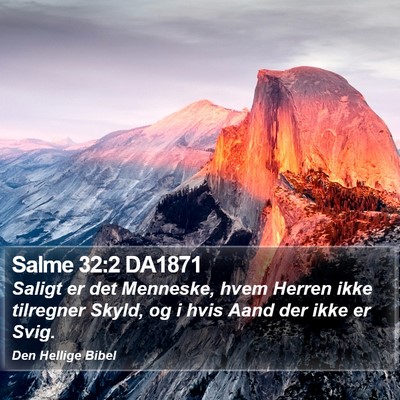 Salme 32:2 DA1871 Bible Verse Image