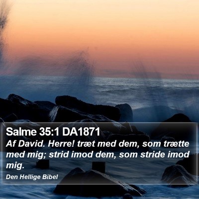 Salme 35:1 DA1871 Bible Verse Image