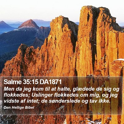 Salme 35:15 DA1871 Bible Verse Image
