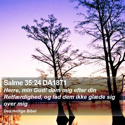 Salme 35:24 DA1871 Bible Verse Image