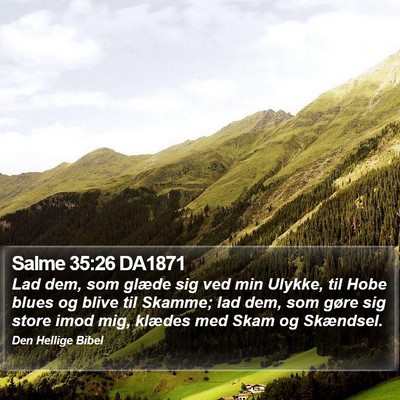 Salme 35:26 DA1871 Bible Verse Image