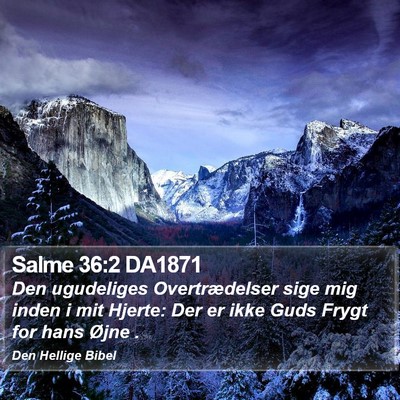 Salme 36:2 DA1871 Bible Verse Image