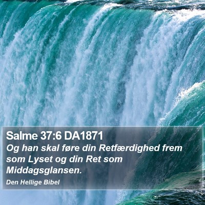Salme 37:6 DA1871 Bible Verse Image