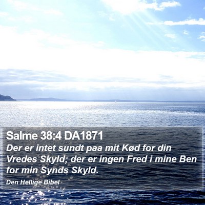 Salme 38:4 DA1871 Bible Verse Image