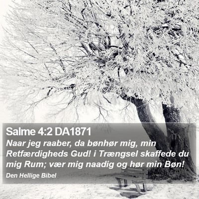 Salme 4:2 DA1871 Bible Verse Image