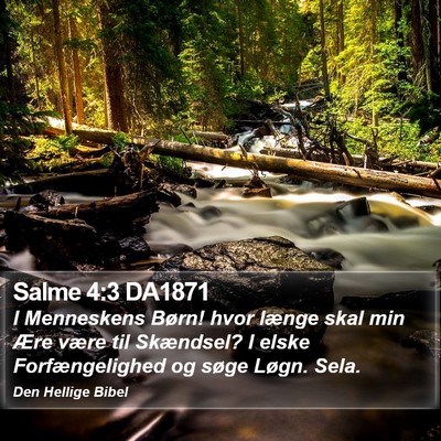 Salme 4:3 DA1871 Bible Verse Image