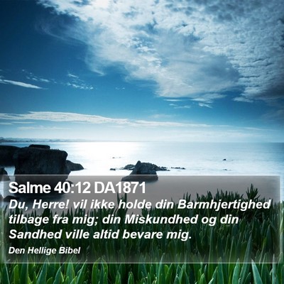 Salme 40:12 DA1871 Bible Verse Image