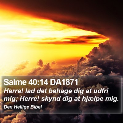 Salme 40:14 DA1871 Bible Verse Image