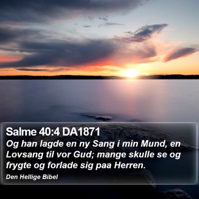 Salme 40:4 DA1871 Bible Verse Image