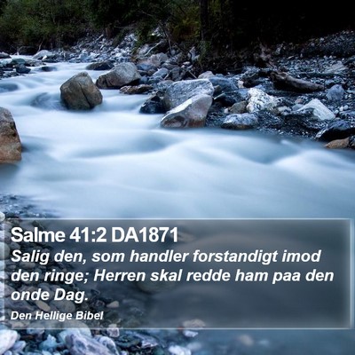 Salme 41:2 DA1871 Bible Verse Image