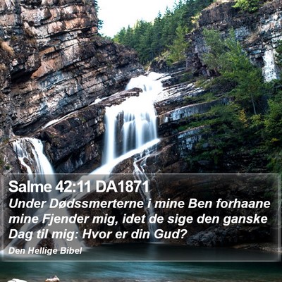 Salme 42:11 DA1871 Bible Verse Image