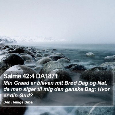 Salme 42:4 DA1871 Bible Verse Image
