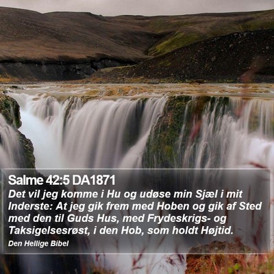 Salme 42:5 DA1871 Bible Verse Image