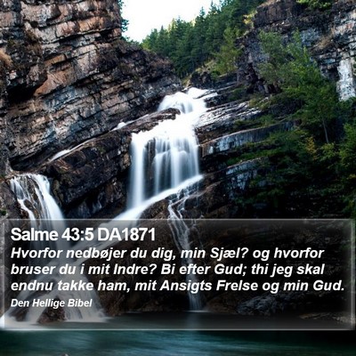Salme 43:5 DA1871 Bible Verse Image