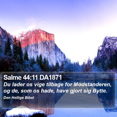 Salme 44:11 DA1871 Bible Verse Image