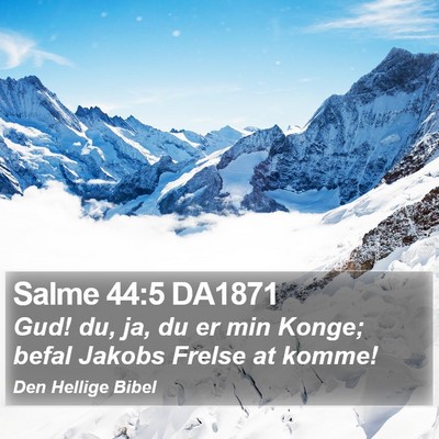 Salme 44:5 DA1871 Bible Verse Image