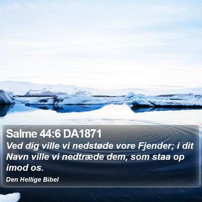 Salme 44:6 DA1871 Bible Verse Image