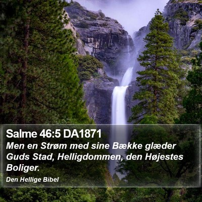 Salme 46:5 DA1871 Bible Verse Image