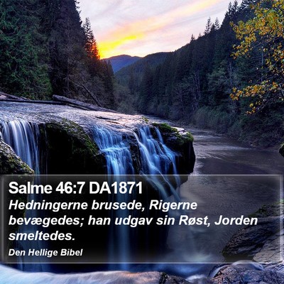 Salme 46:7 DA1871 Bible Verse Image