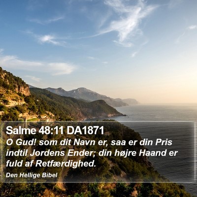 Salme 48:11 DA1871 Bible Verse Image