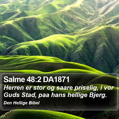 Salme 48:2 DA1871 Bible Verse Image