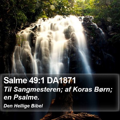 Salme 49:1 DA1871 Bible Verse Image
