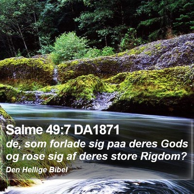 Salme 49:7 DA1871 Bible Verse Image