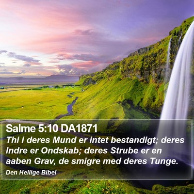 Salme 5:10 DA1871 Bible Verse Image