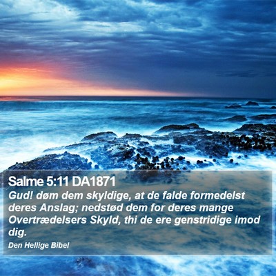 Salme 5:11 DA1871 Bible Verse Image